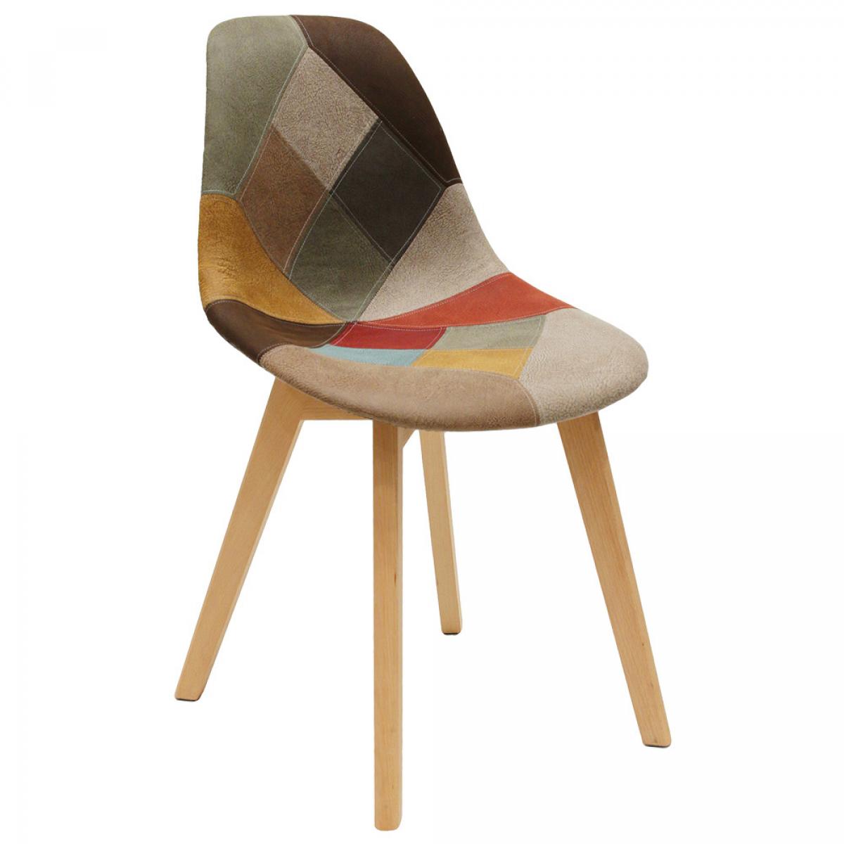 Set 2 sillas patchwork louisiane