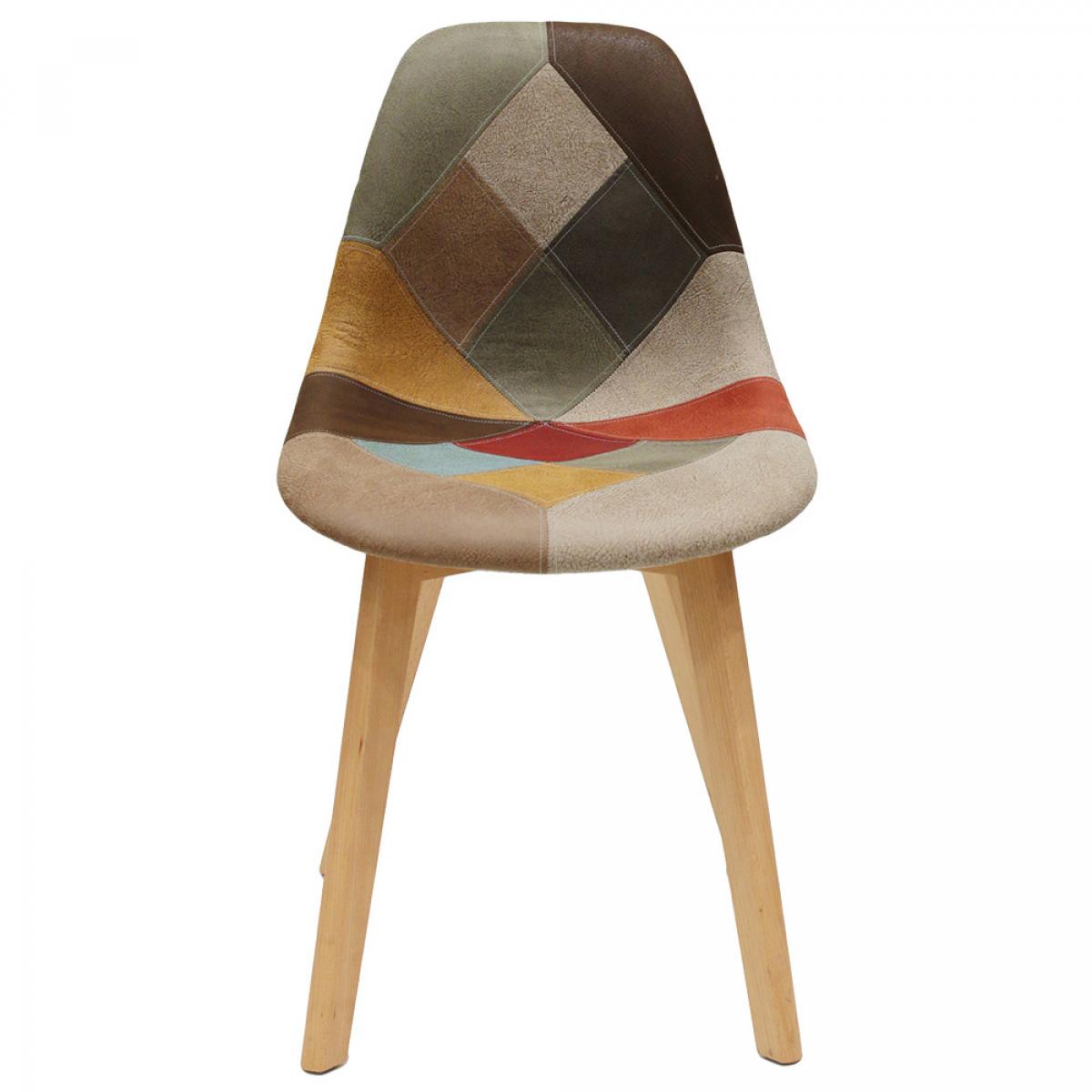 Set 2 sillas patchwork louisiane