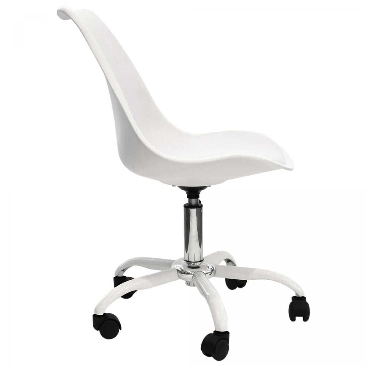 Set 2 sillas cruedas blanca