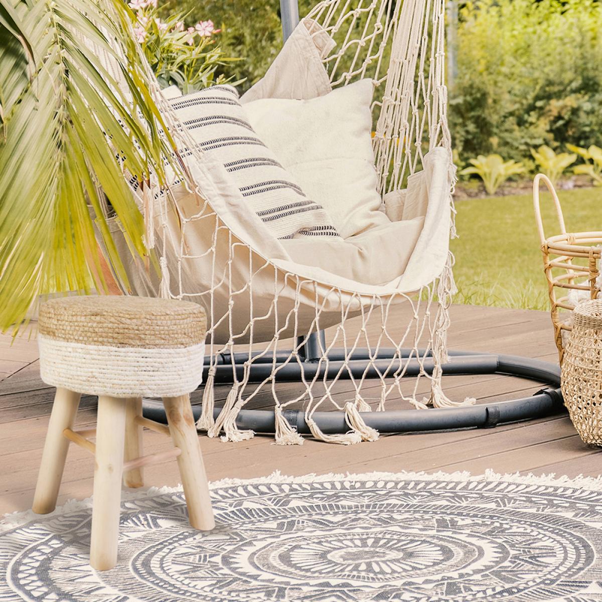 Set 2 taburetes lagoon beige