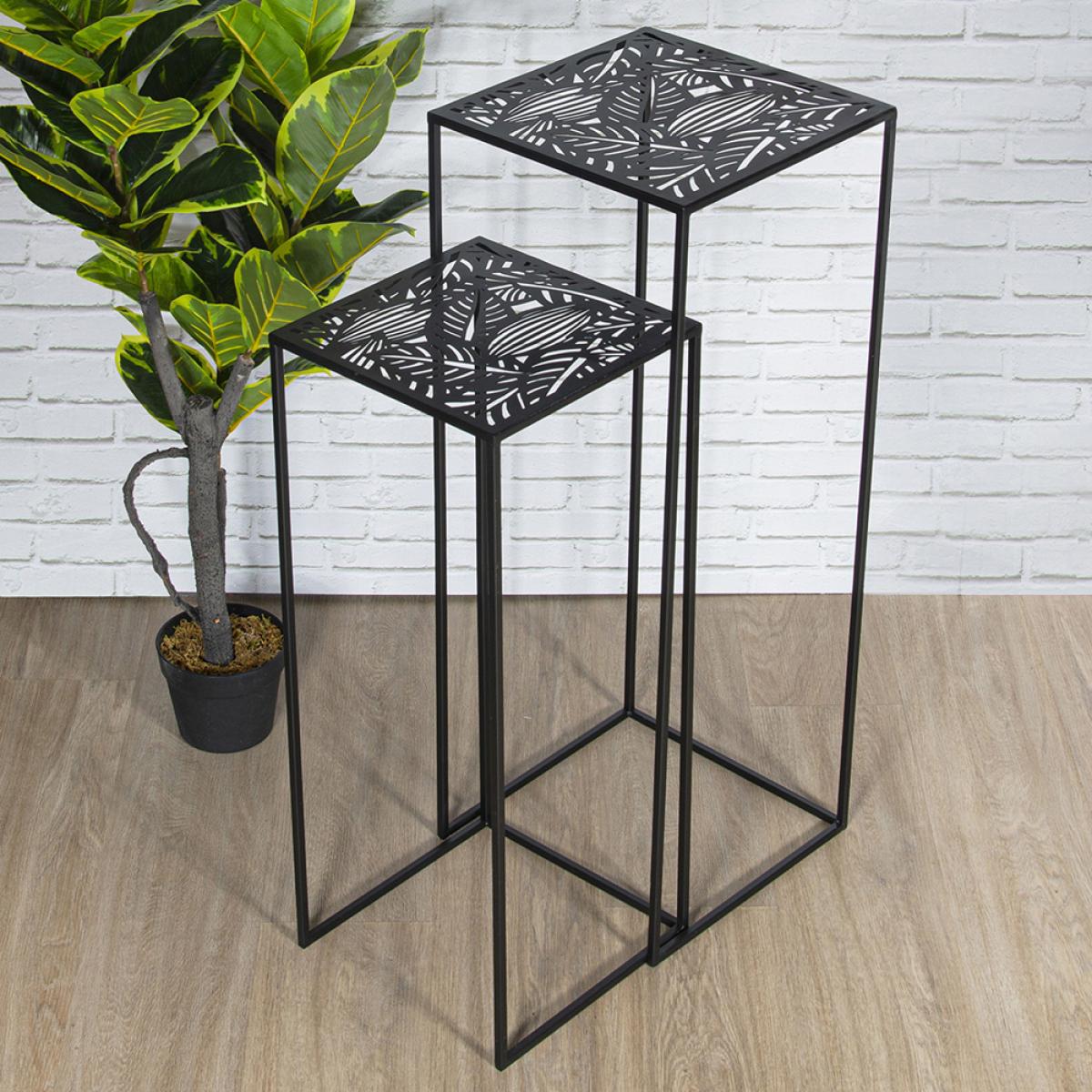 Jgo. 2 mesas pedestal havana