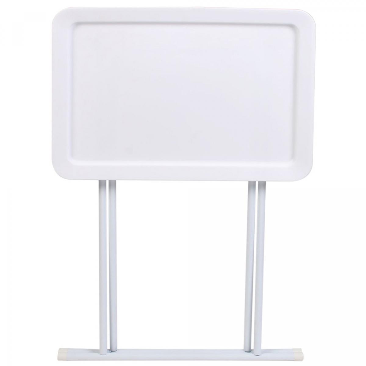 Mesa bandeja plegable blanca