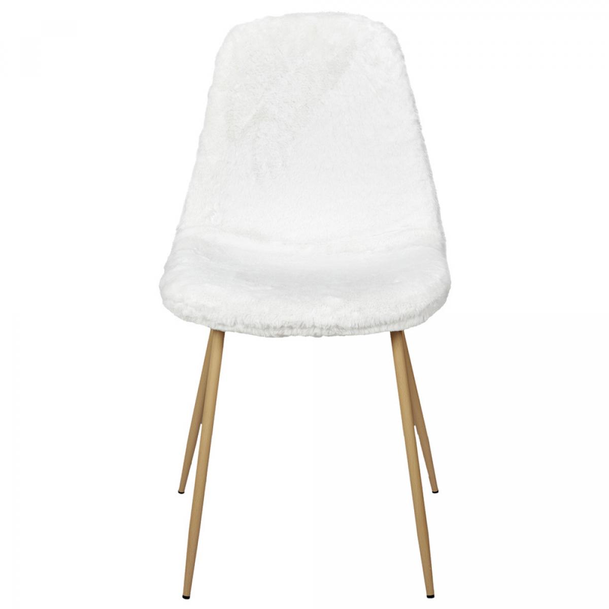 Set 2 sillas blanca aurea