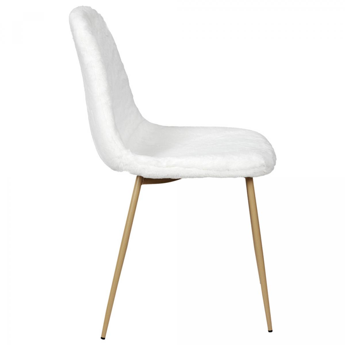 Set 2 sillas blanca aurea