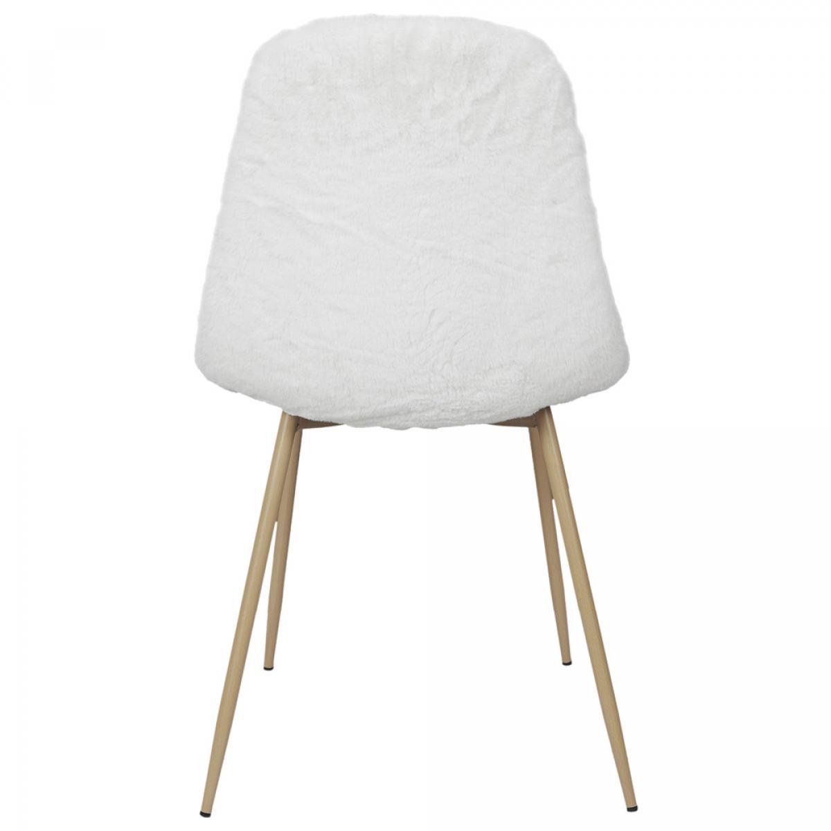 Set 2 sillas blanca aurea