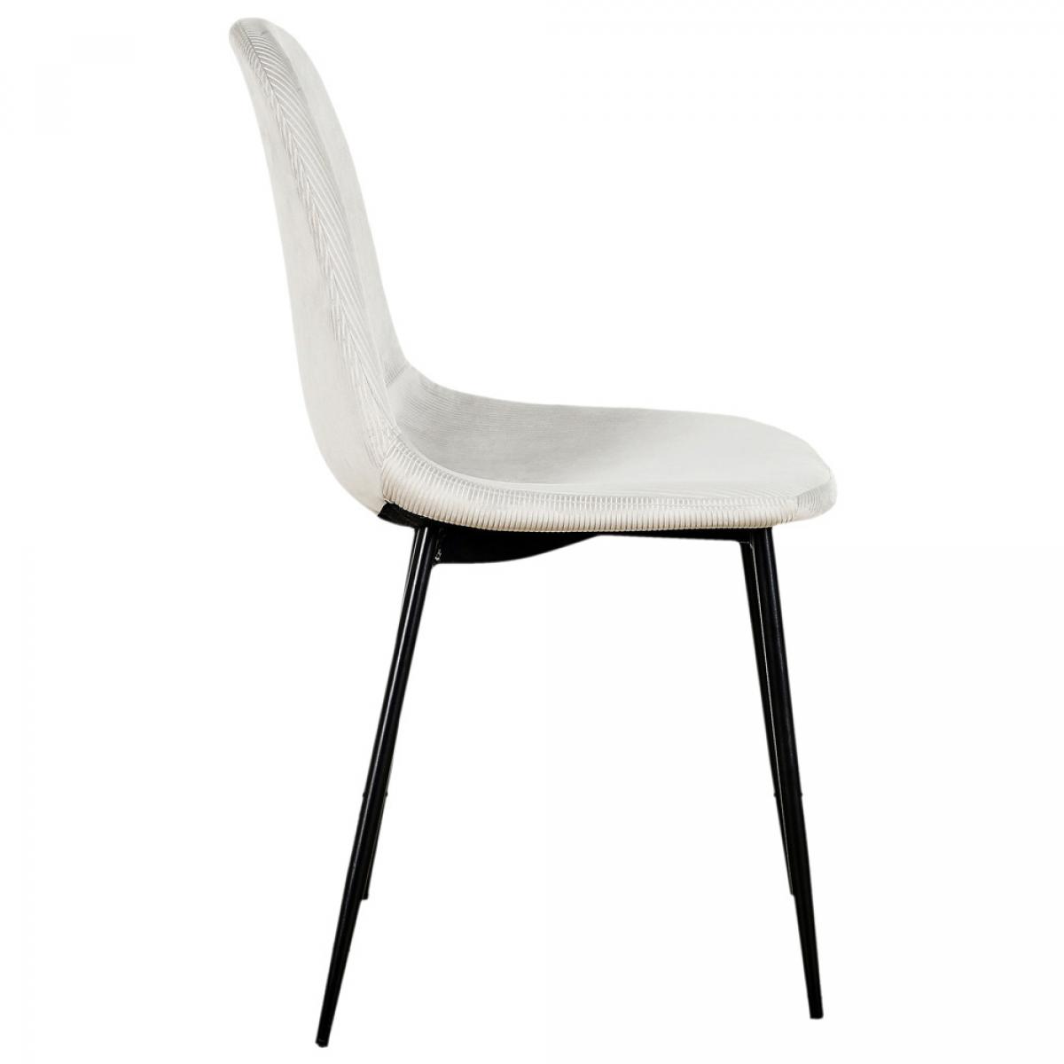 Set 4 sillas terciopelo gris claro giulia