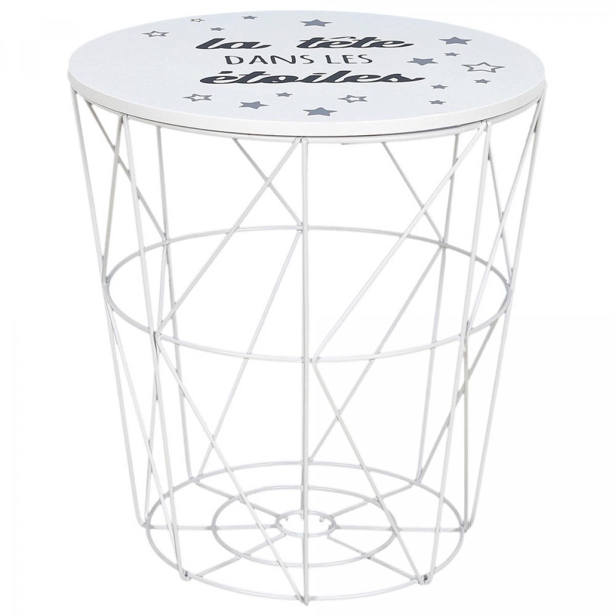 Cesta  mesa infantil varilla estrellas