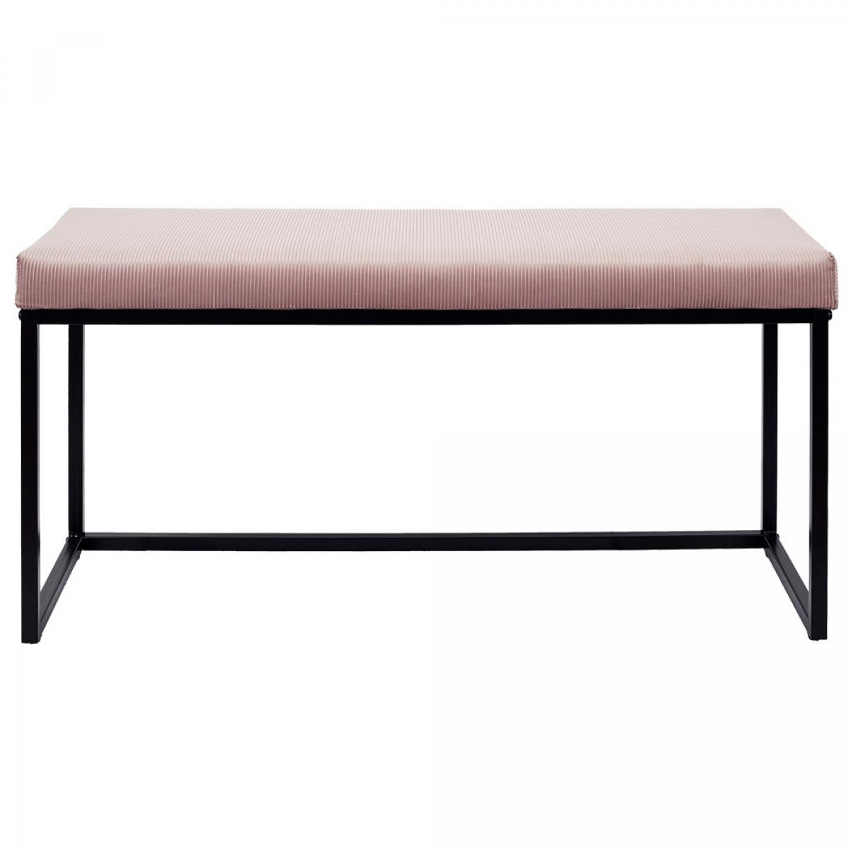 Banco 100x39 h.49 cm rosa