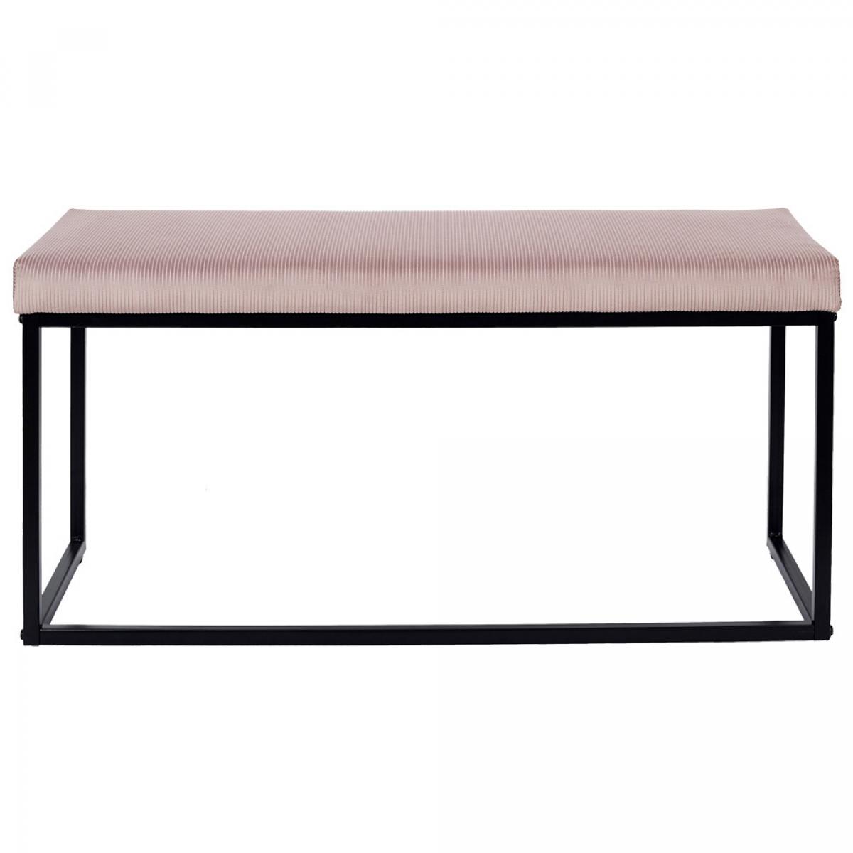 Banco 100x39 h.49 cm rosa