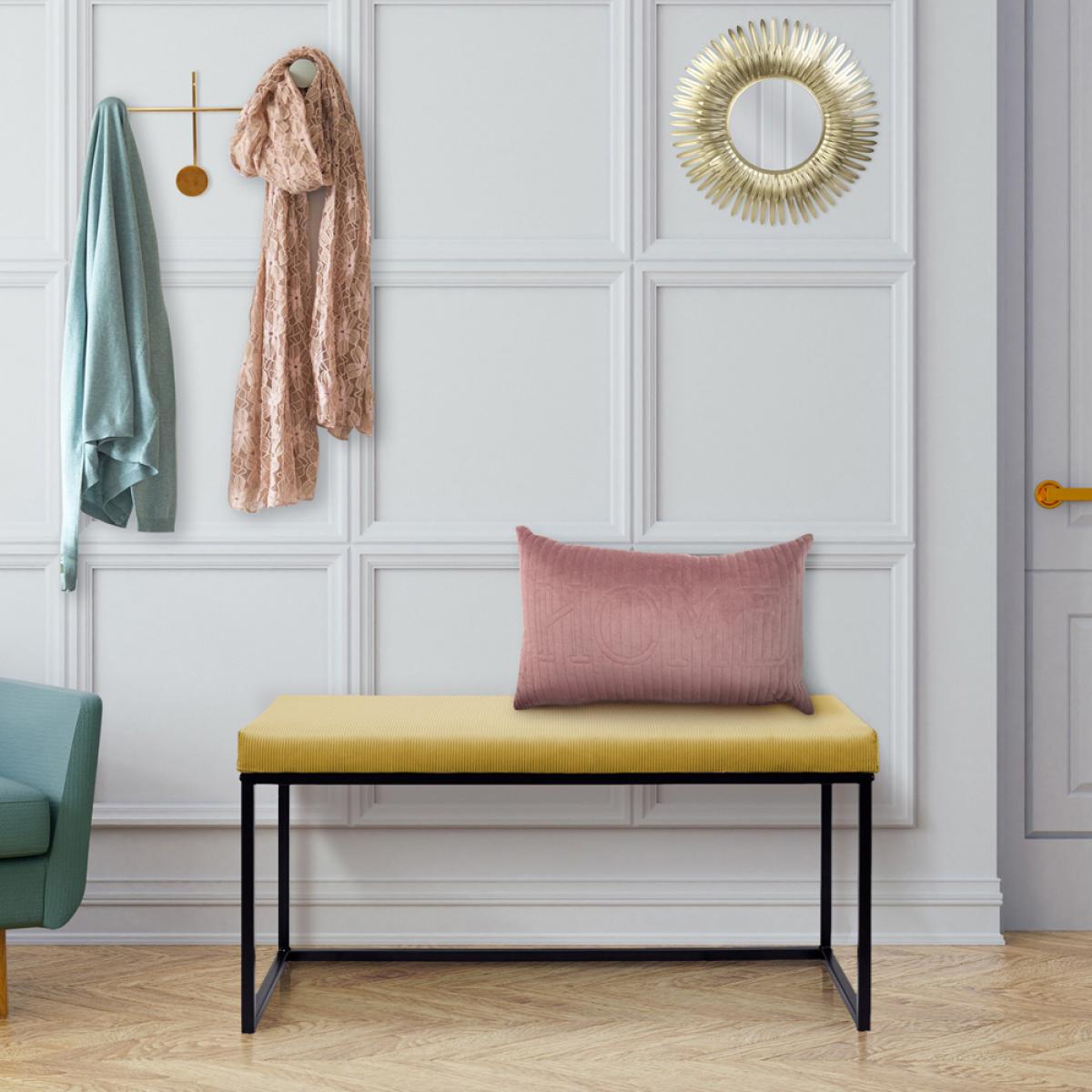 Banco 100x39 h.49 cm mostaza