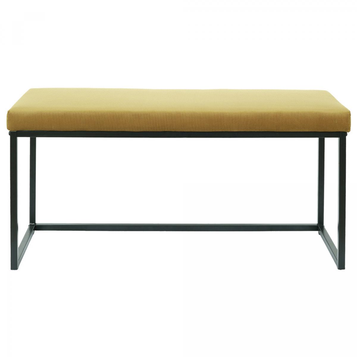 Banco 100x39 h.49 cm mostaza