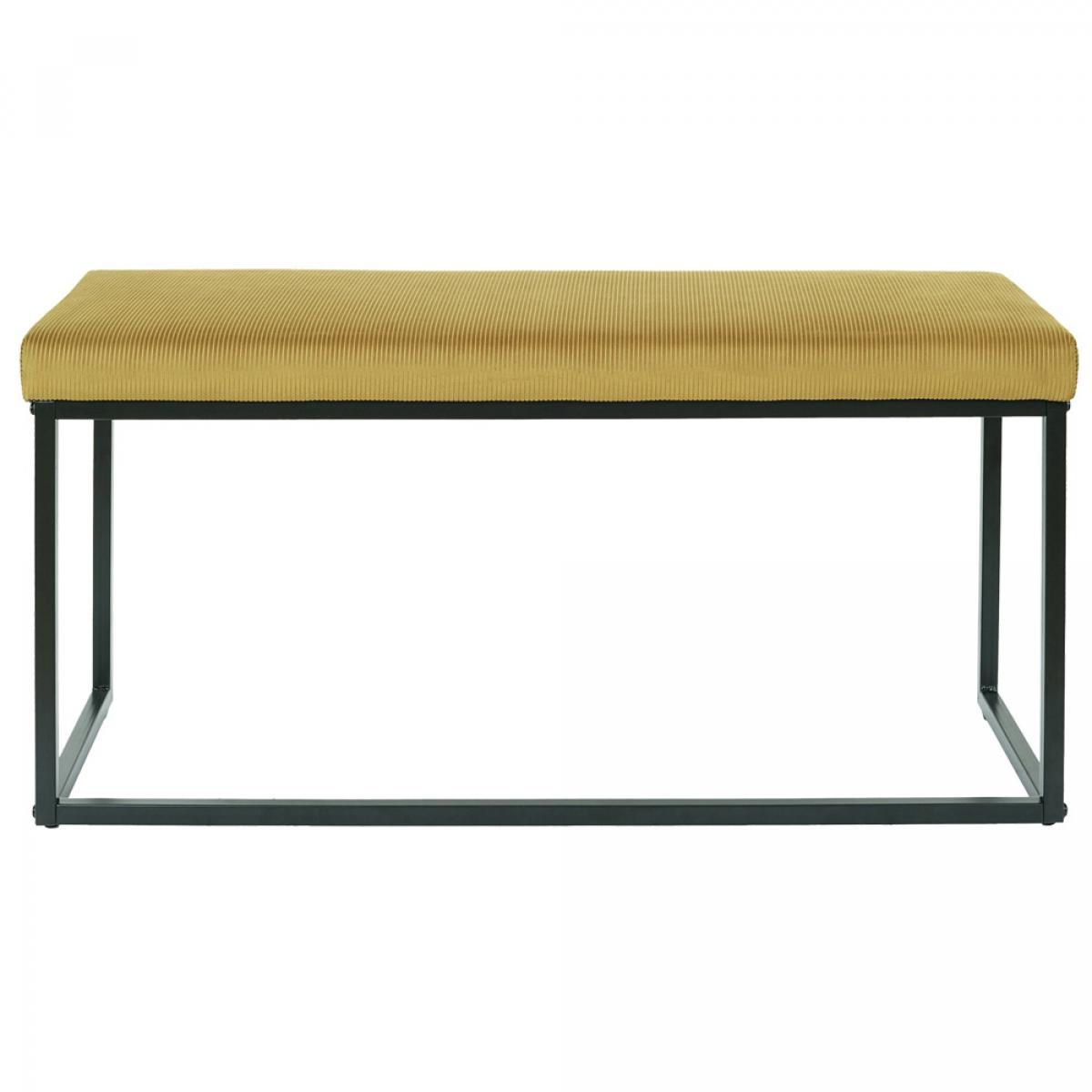 Banco 100x39 h.49 cm mostaza