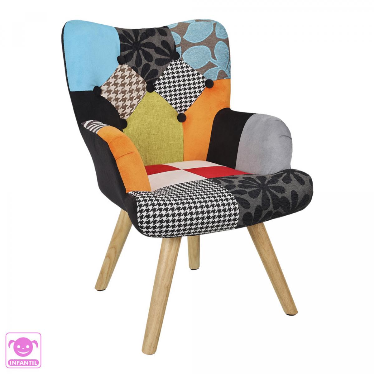 Butaca infantil patchwork hels