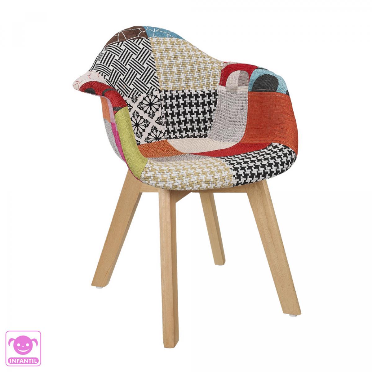 Set 2 butacas infantiles patchwork