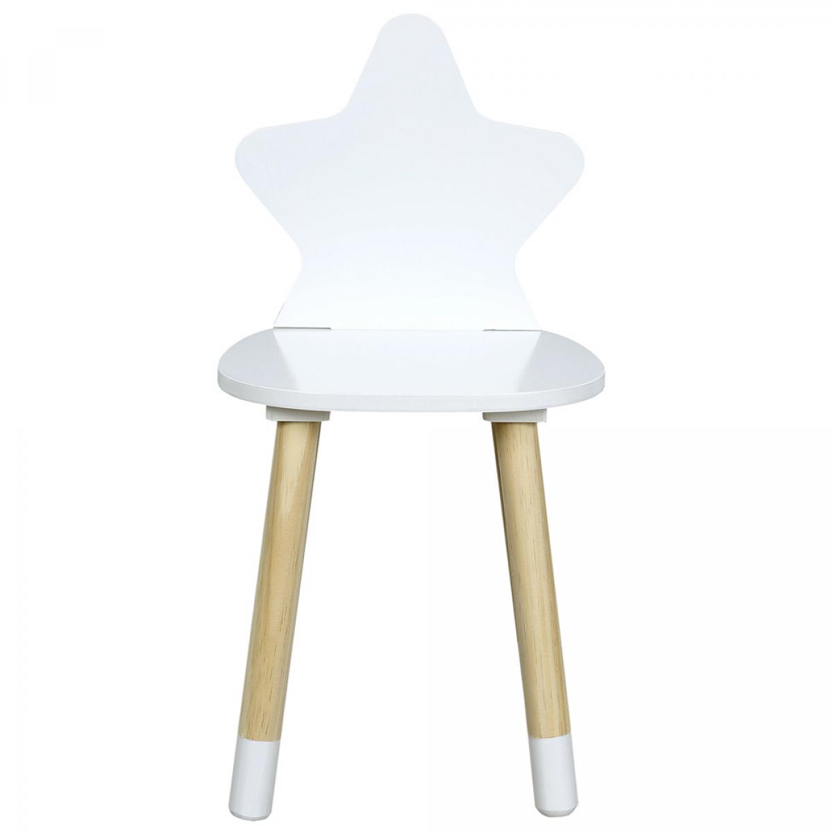 Silla infantil estrella blanca