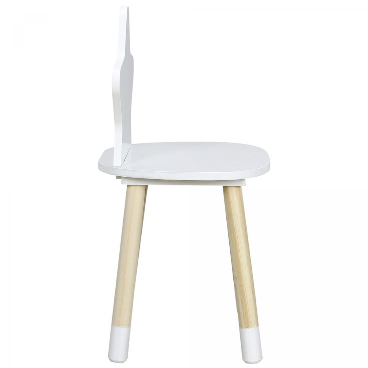 Silla infantil estrella blanca