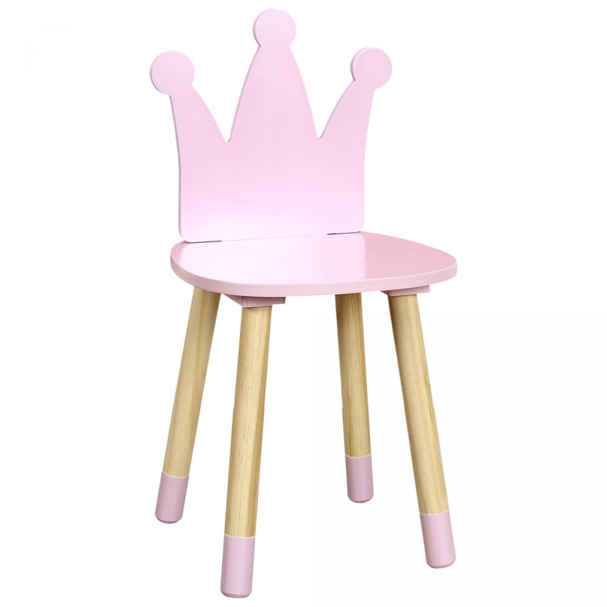 Silla infantil corona rosa