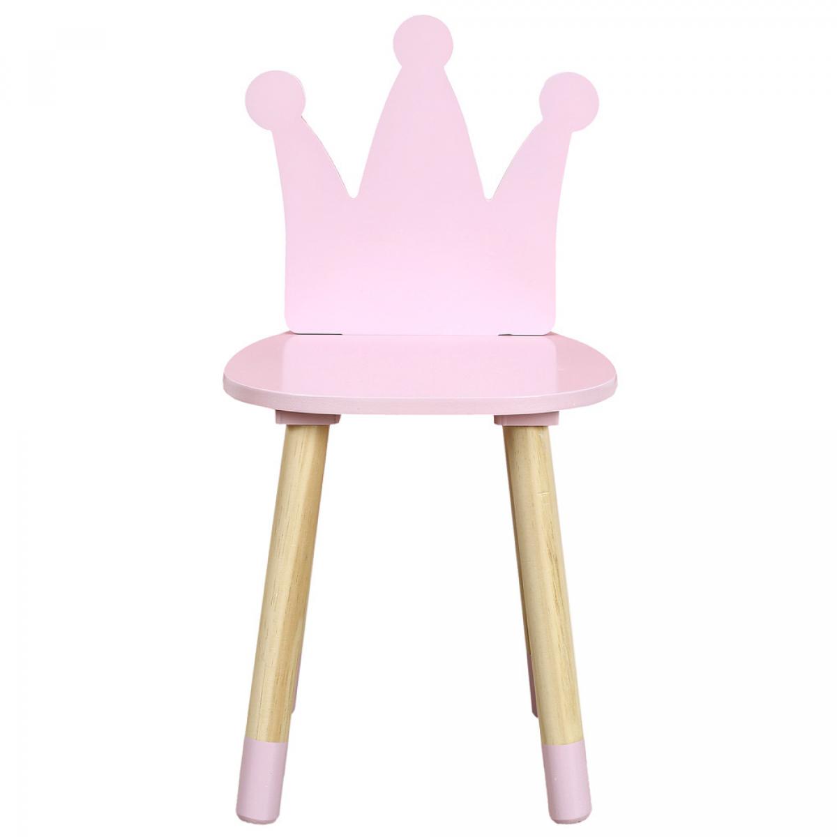 Silla infantil corona rosa