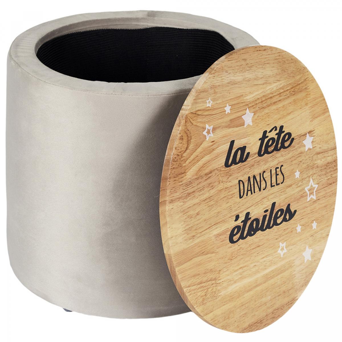 Puf almacenaje infantil