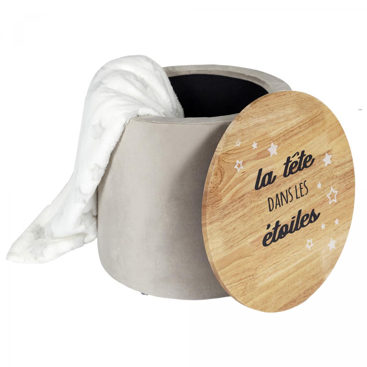 Puf almacenaje infantil