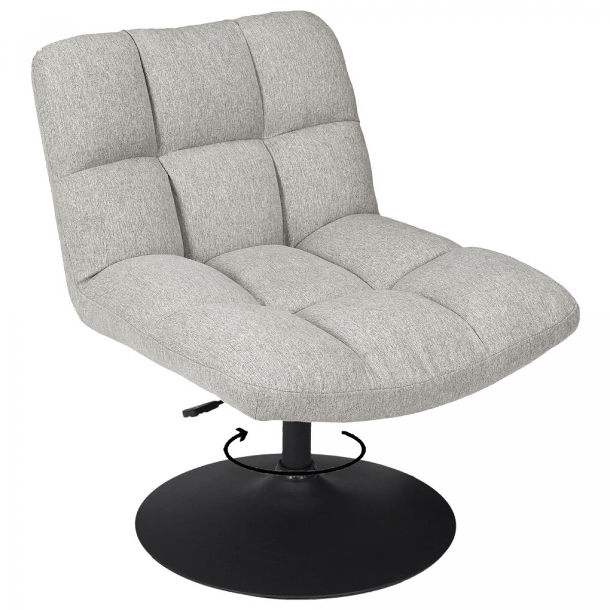 Butaca giratoria gris