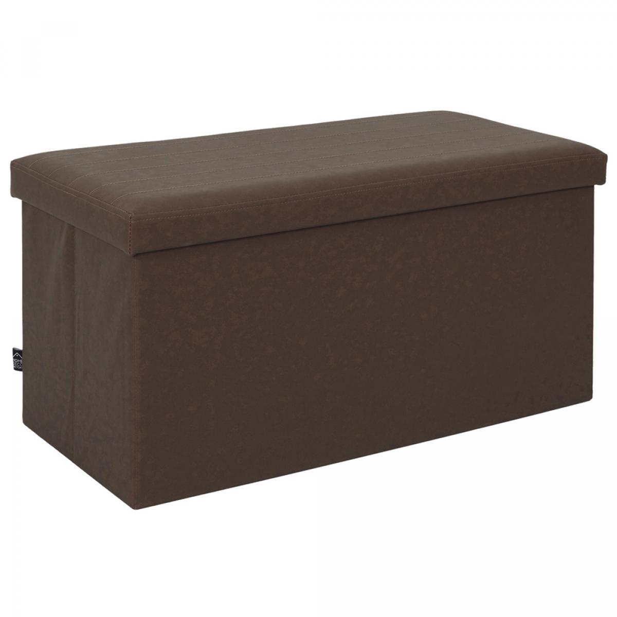 Banco puf plegable marrón