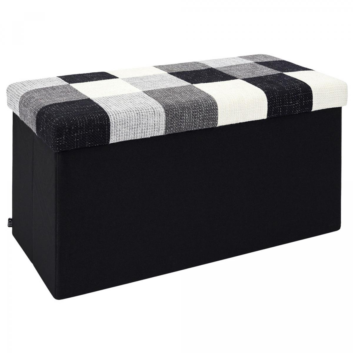 Banco puf plegable patchwork