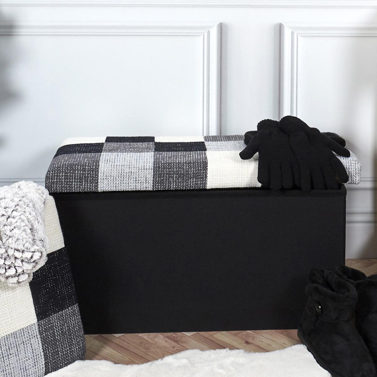 Banco puf plegable patchwork