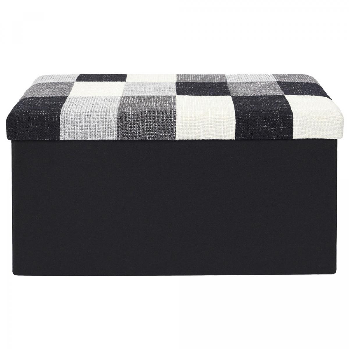 Banco puf plegable patchwork