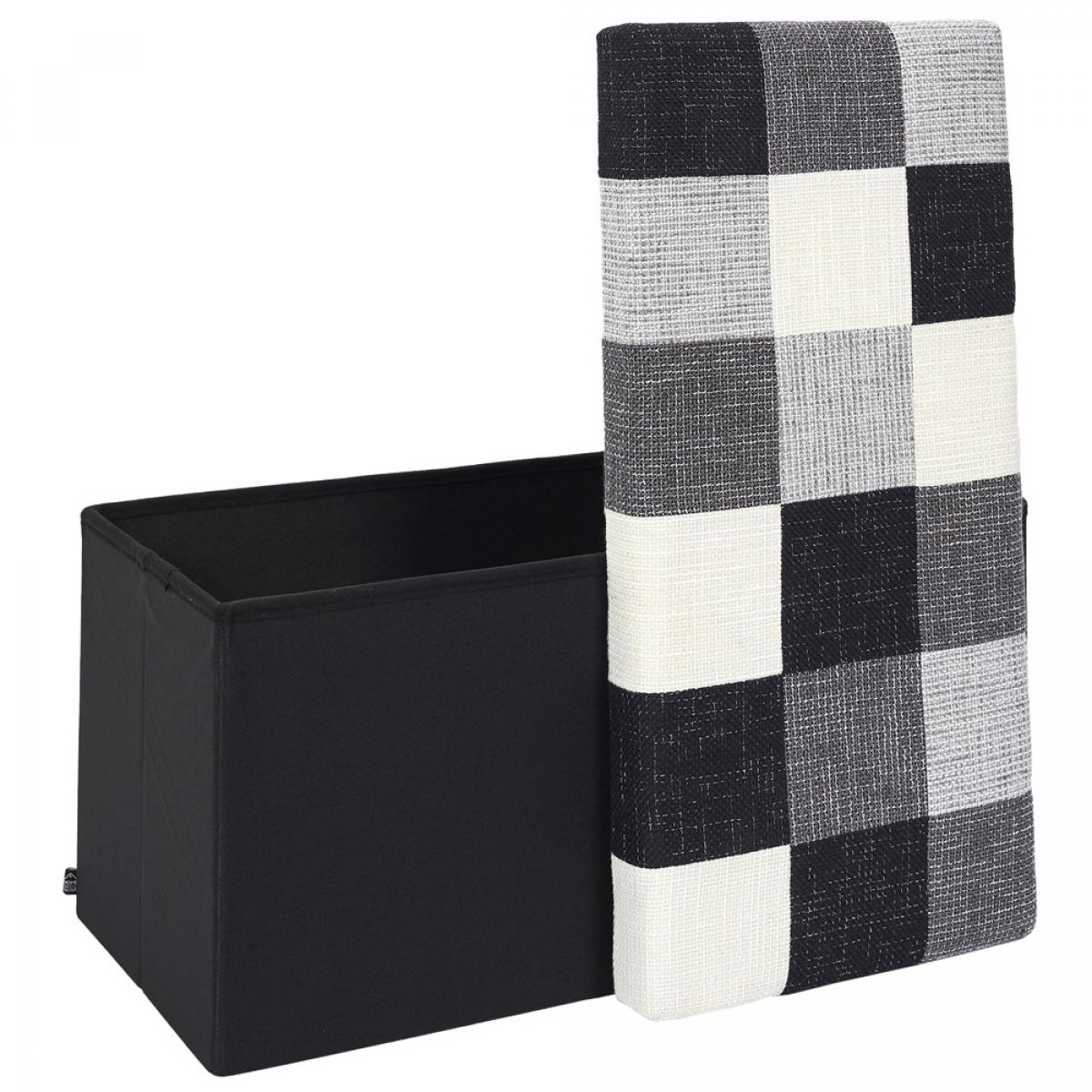 Banco puf plegable patchwork