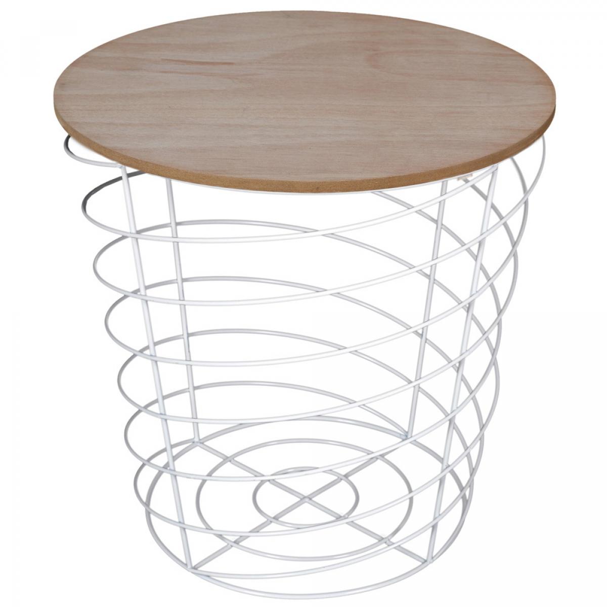 Mesa varilla cyclone blanco