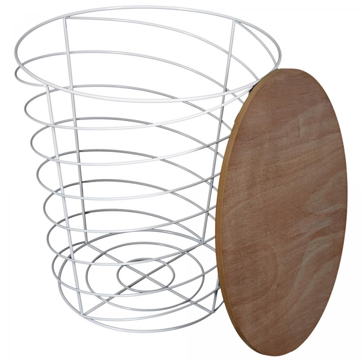 Mesa varilla cyclone blanco