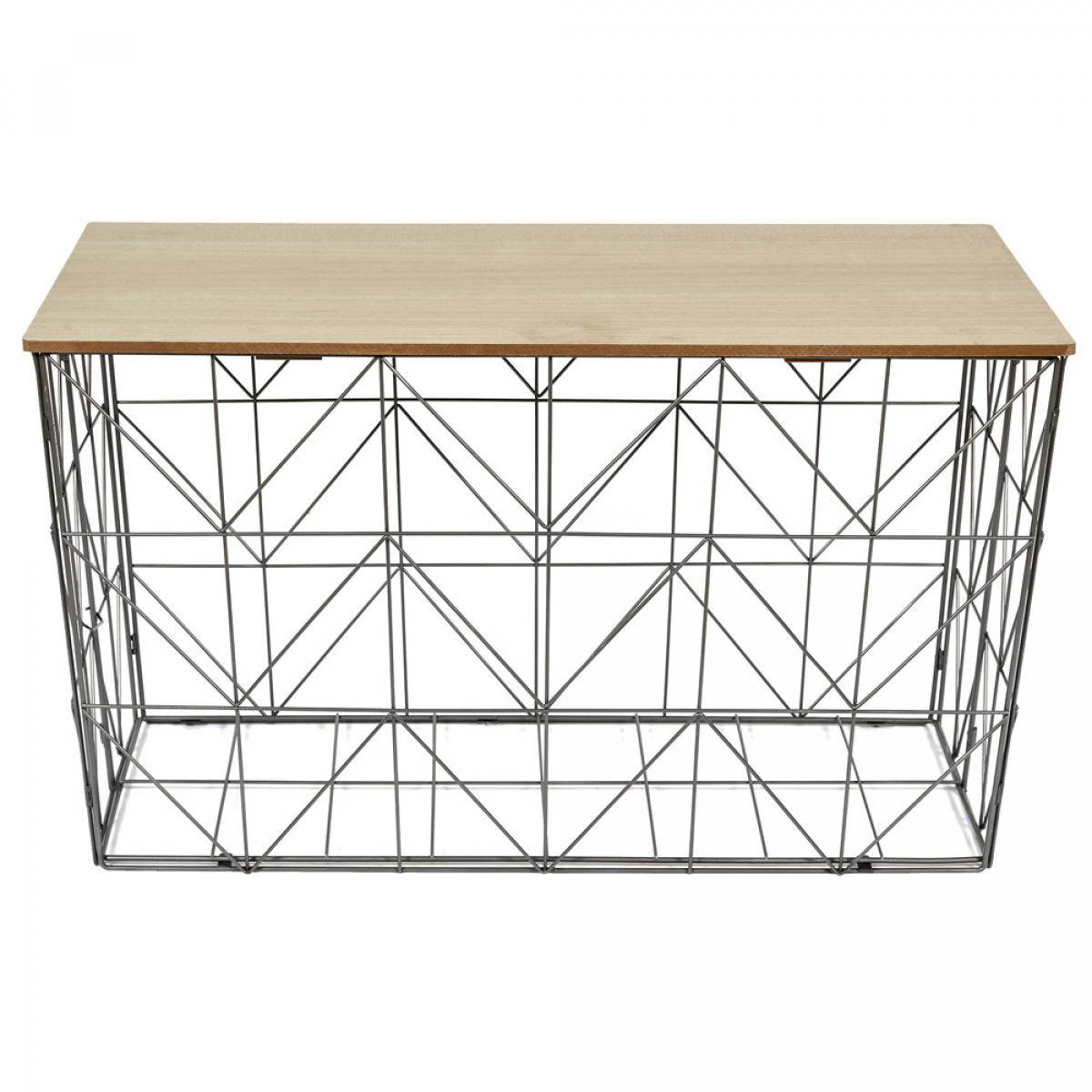 Mesa varilla plegable gris