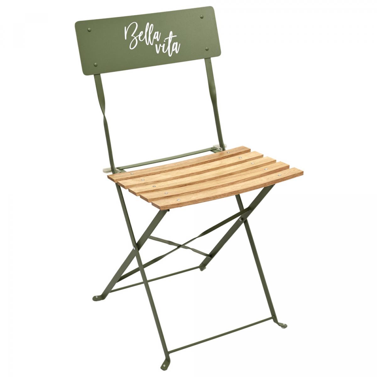 Set 2 sillas plegable verde bella vit