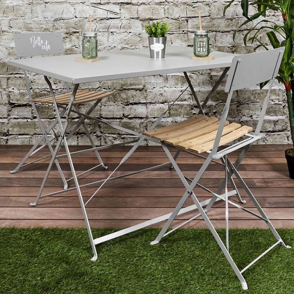 Mesa plegable 110x70x71 cm top