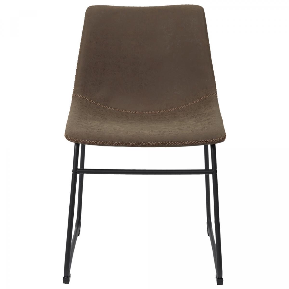 Set 2 sillas marrón james