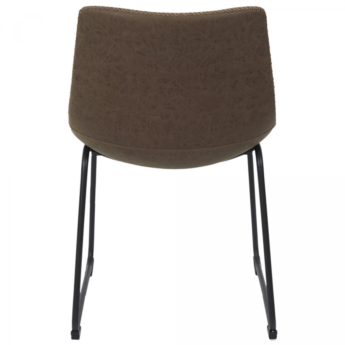 Set 2 sillas marrón james