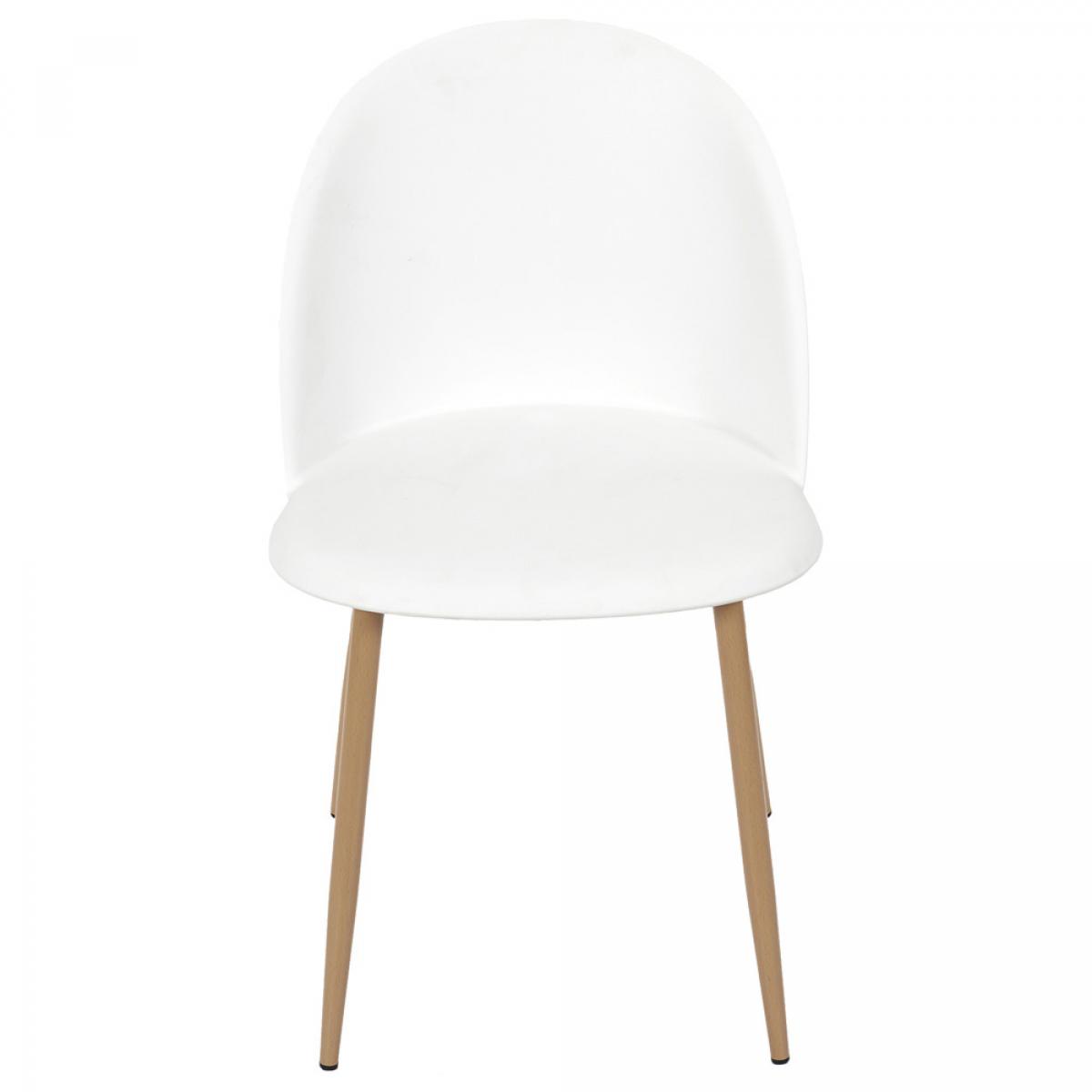 Set 4 sillas escandinavas bergen blanc