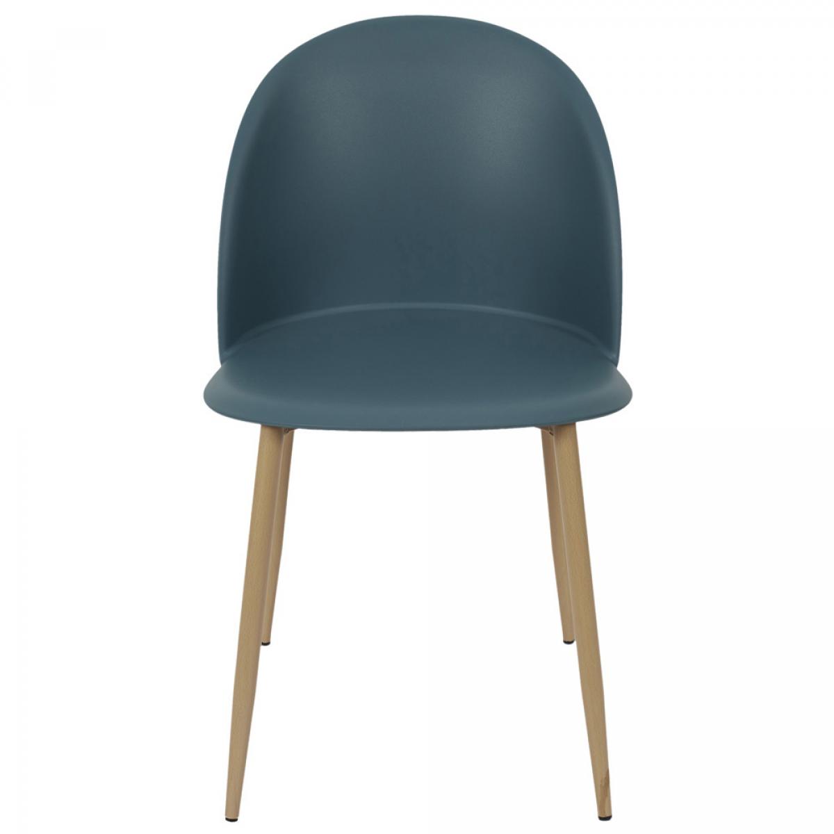 Set 4 sillas escandinavas bergen azul