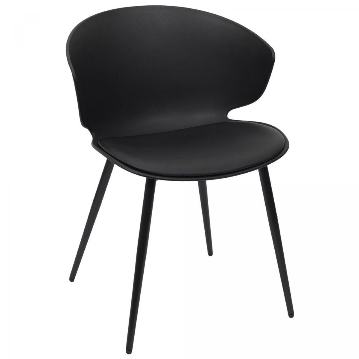 Set 2 sillas negra brighton