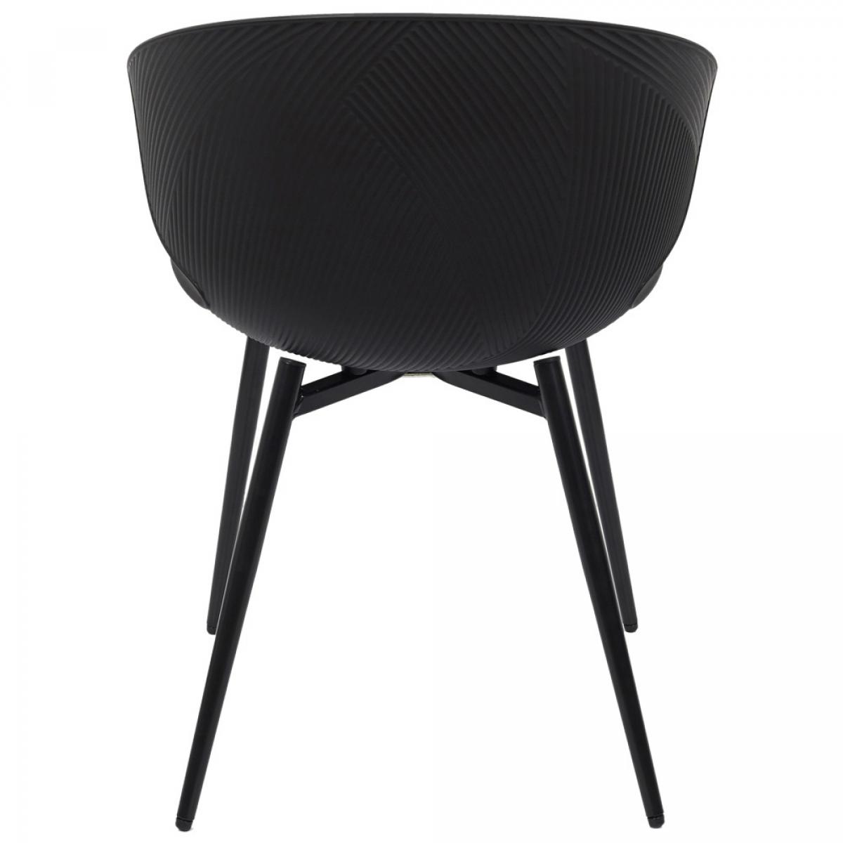 Set 2 sillas negra brighton