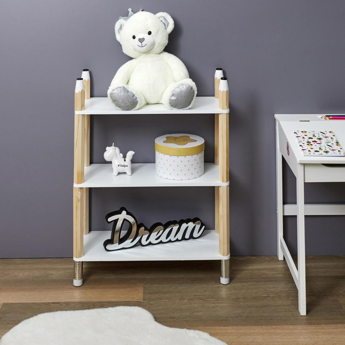 Estantería 3 baldas lápiz