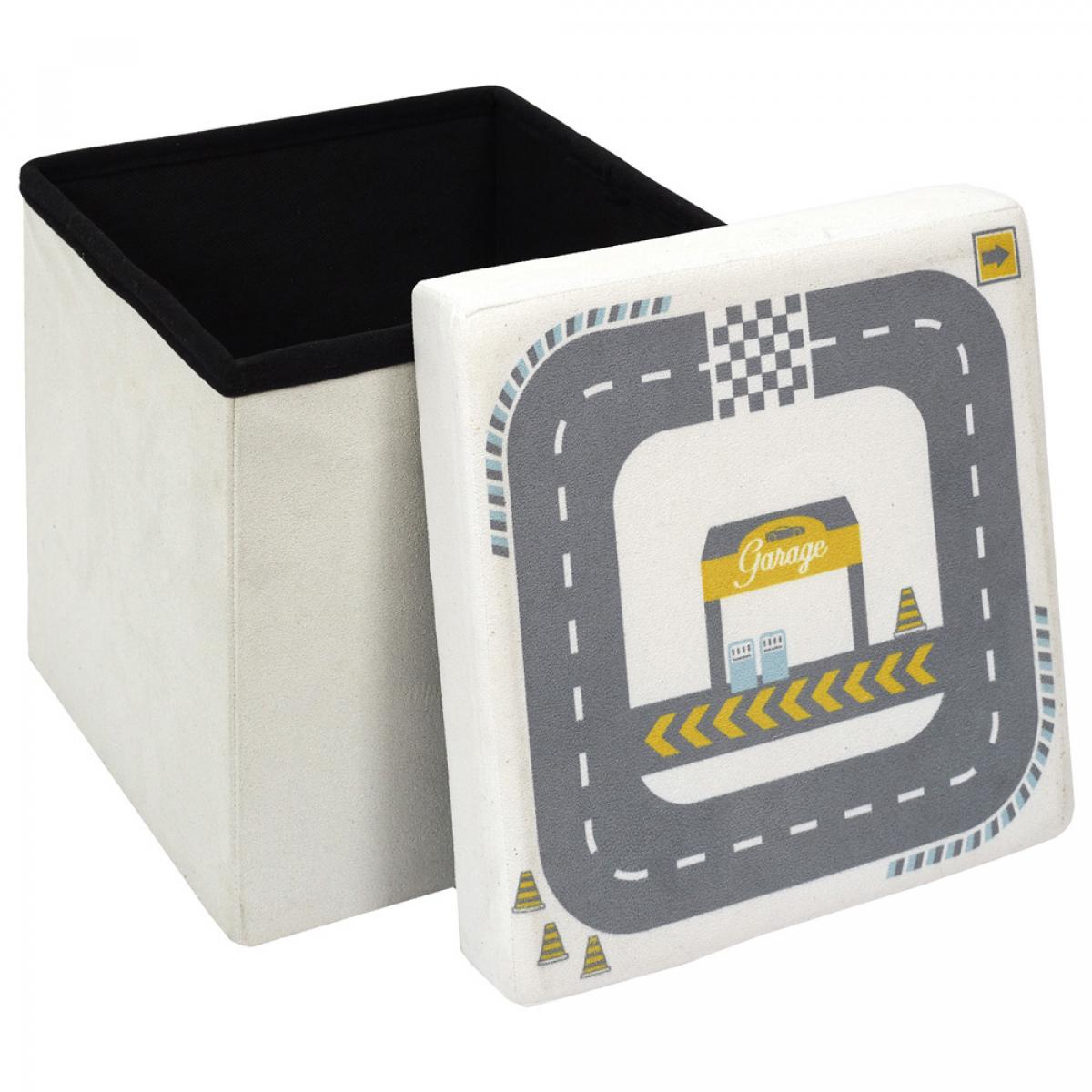 Caja puf plegable circuito