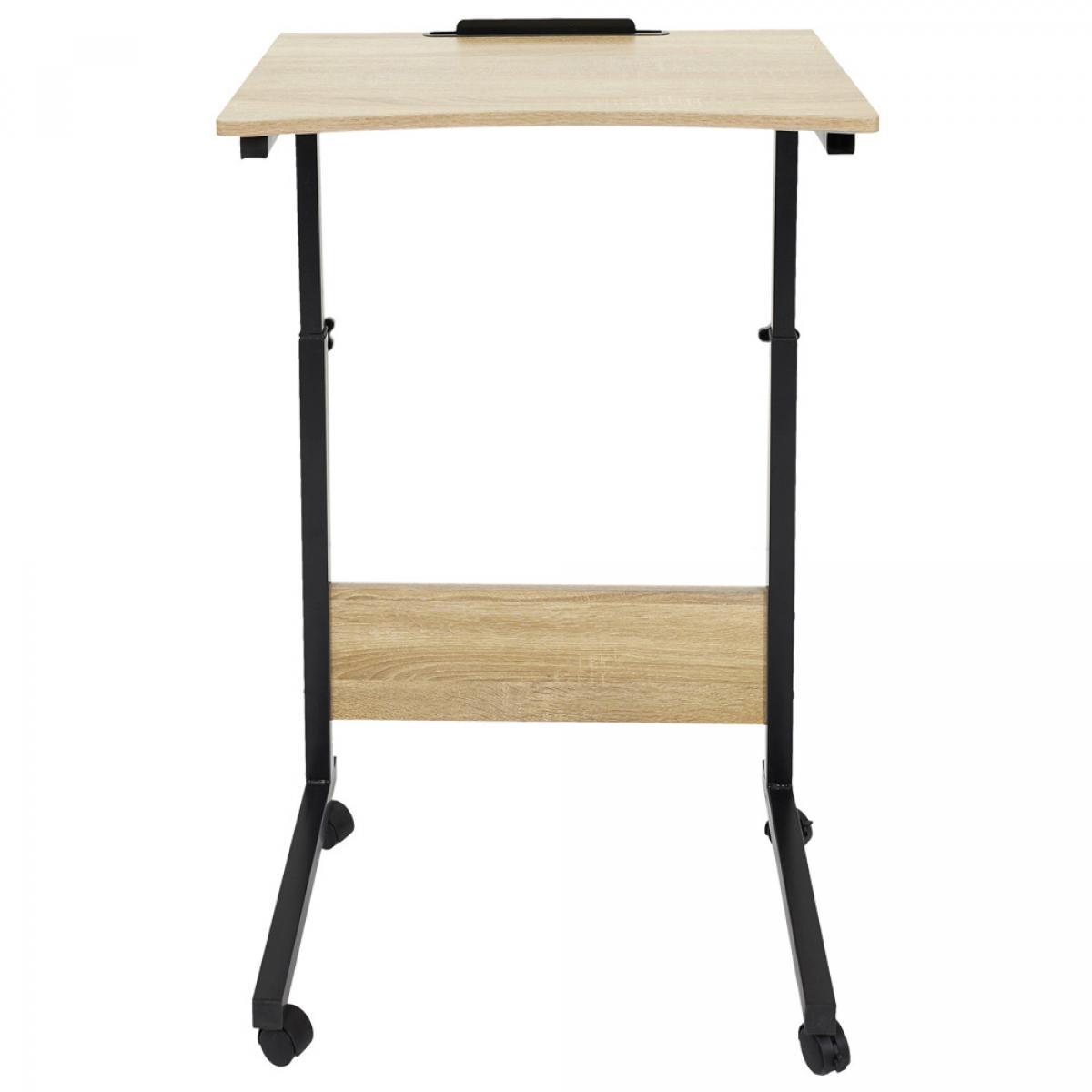 Mesa altura regulable cruedas