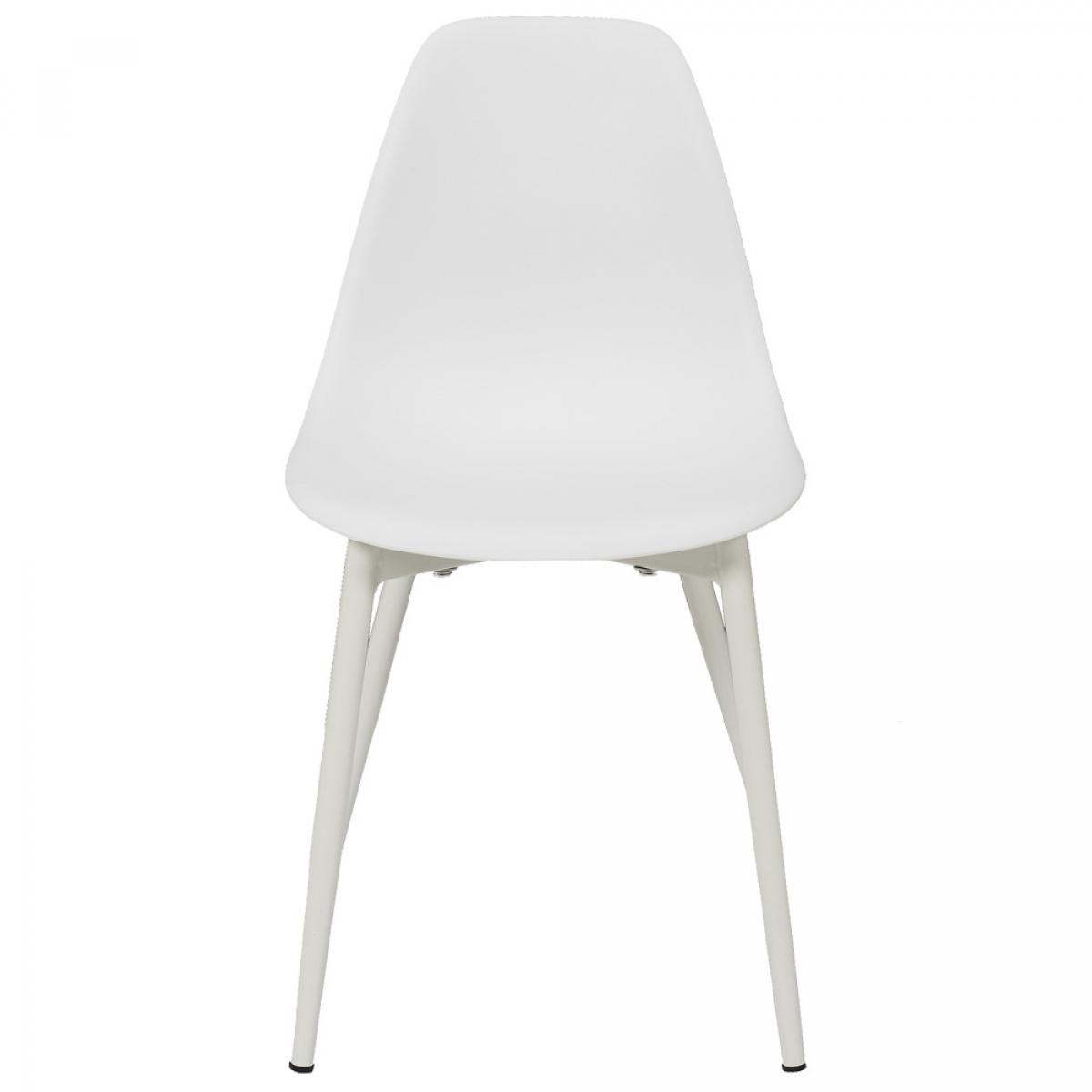Set 4 sillas infantiles blancas