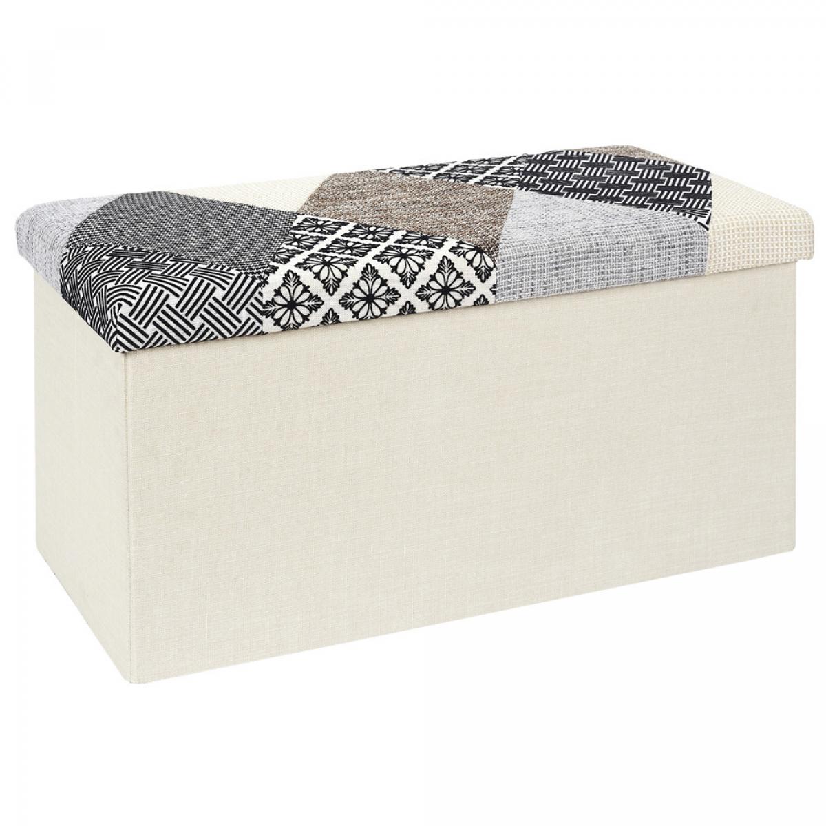 Banco puf plegable patchwork