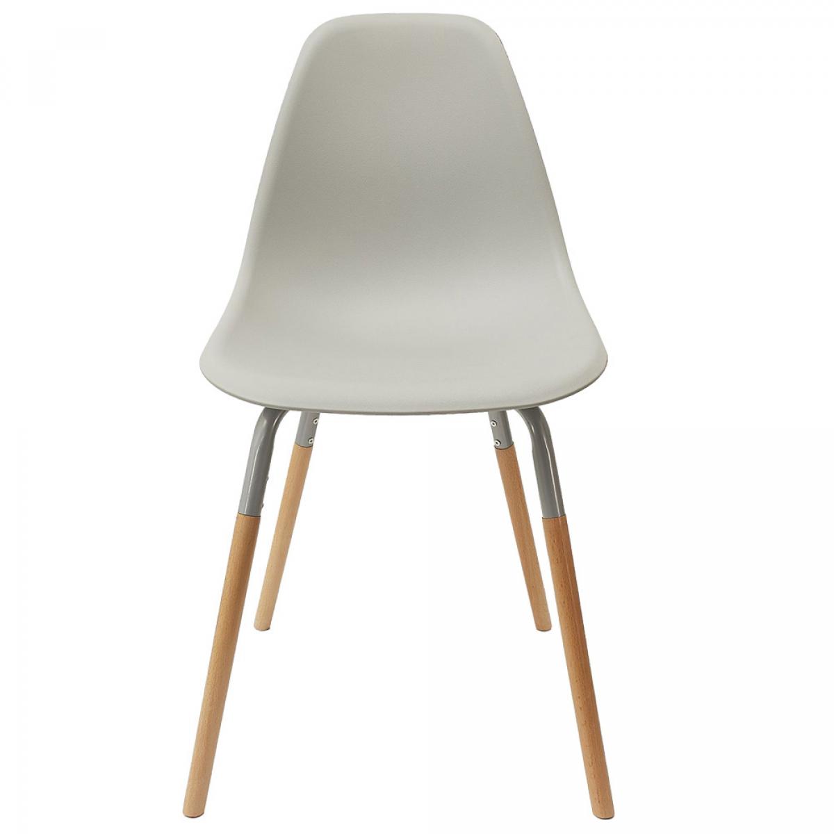 Set 4 sillas gris phenix escandinava