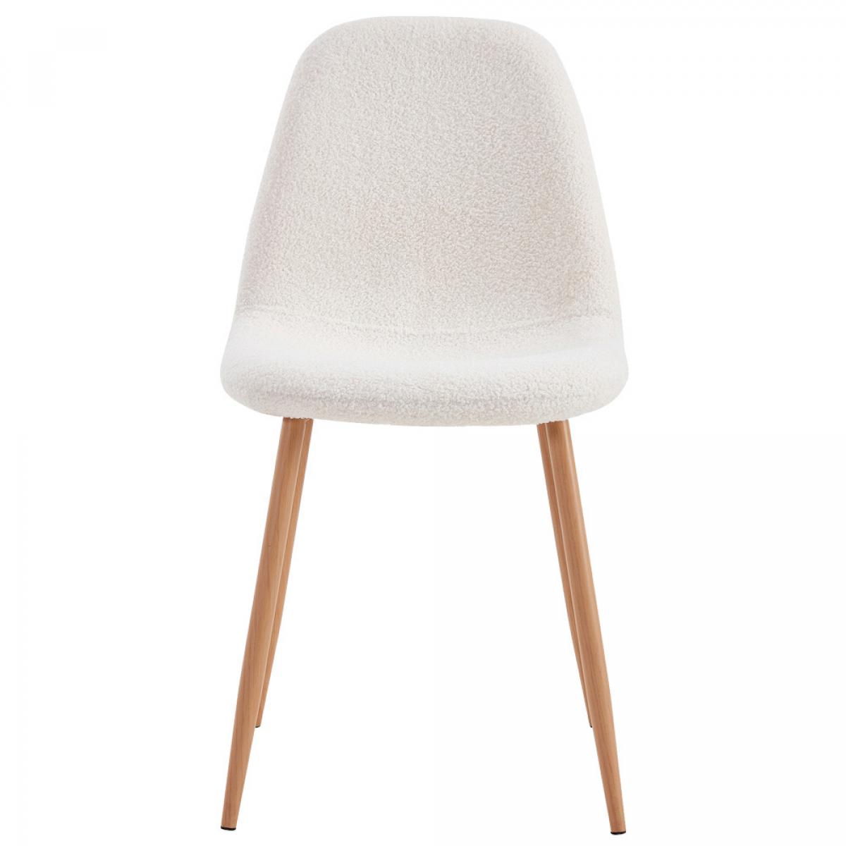 Set 4 sillas tapizado rizo freya