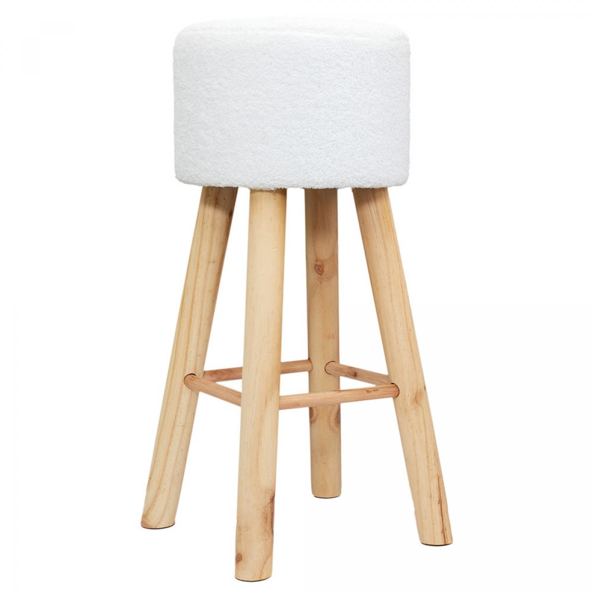 Set 2 taburetes bar blanco freya