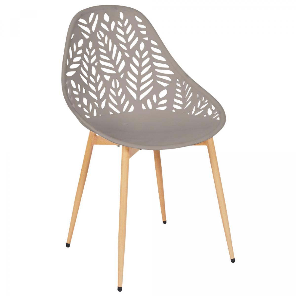 Set 4 sillas exterior taupé lucena